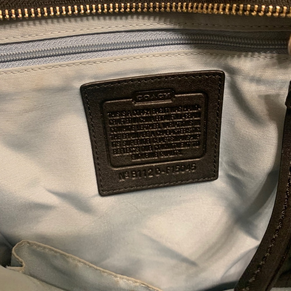 Authentic Coach Purse - Picture 8 of 9